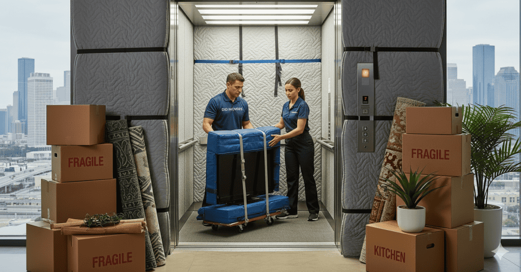 Houston High-Rise Move Checklist: COI, Elevators & Parking | DID Movers Houston high-rise move checklist